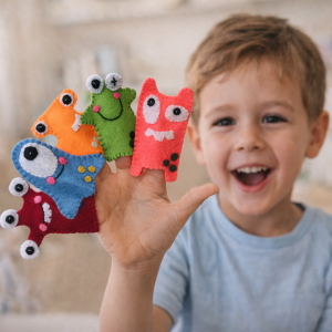 Deditos Títere Personajes Extraterrestres