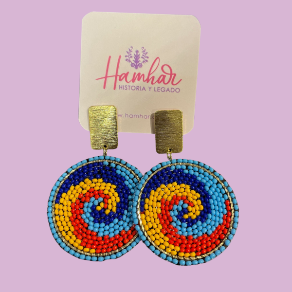 Aretes Infinito Mostacilla - Imagen 4