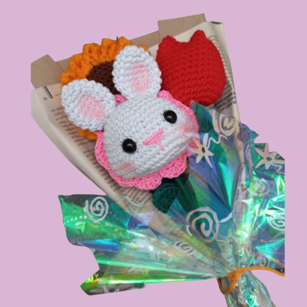 Flores Tejidas en Crochet con Amigurumi