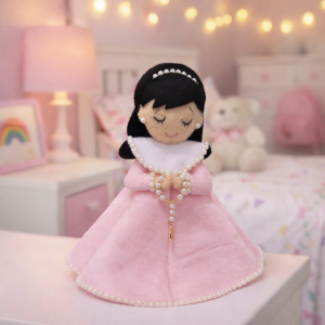 Muñeca Primera Comunión Rosa