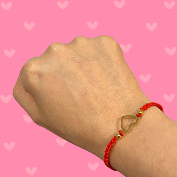 Pulsera Macramé Corazón