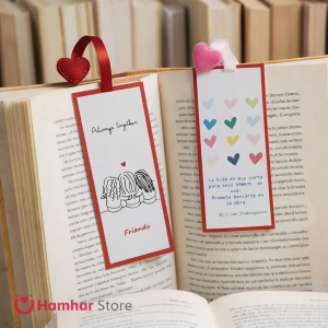 Separador de Libros Corazones