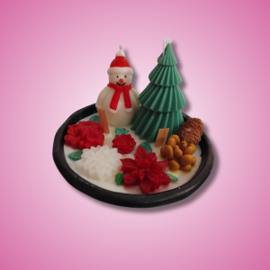 Vela Muñeco de nieve