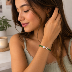Pulsera Cristal con Corazón