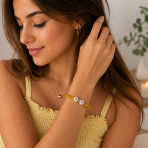 Pulsera Cristal con Corazón