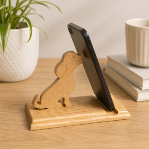 Soporte Celular en Madera Doggy